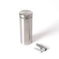 Outwater Round Standoffs, 3 in Bd L, Stainless Steel Brushed, 1-1/4 in OD 3P1.56.00066